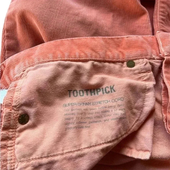 J. Crew Toothpick Super-Skinny Stretch Cord Pants 32 - Picture 6 of 6